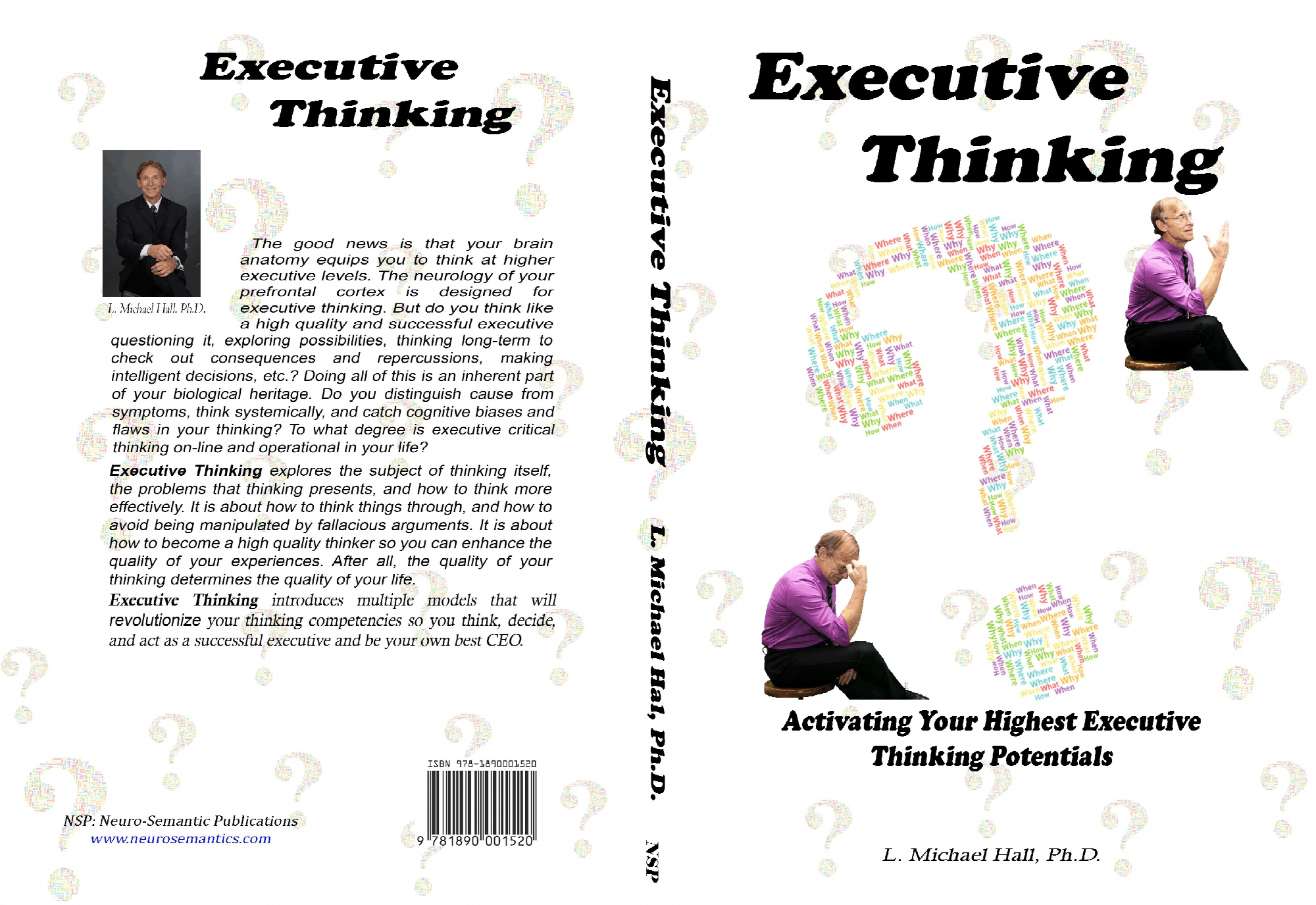 Complete original Executive Thinking book artwork by L. Michael Hall, Ph.D., as printed in the original article.
