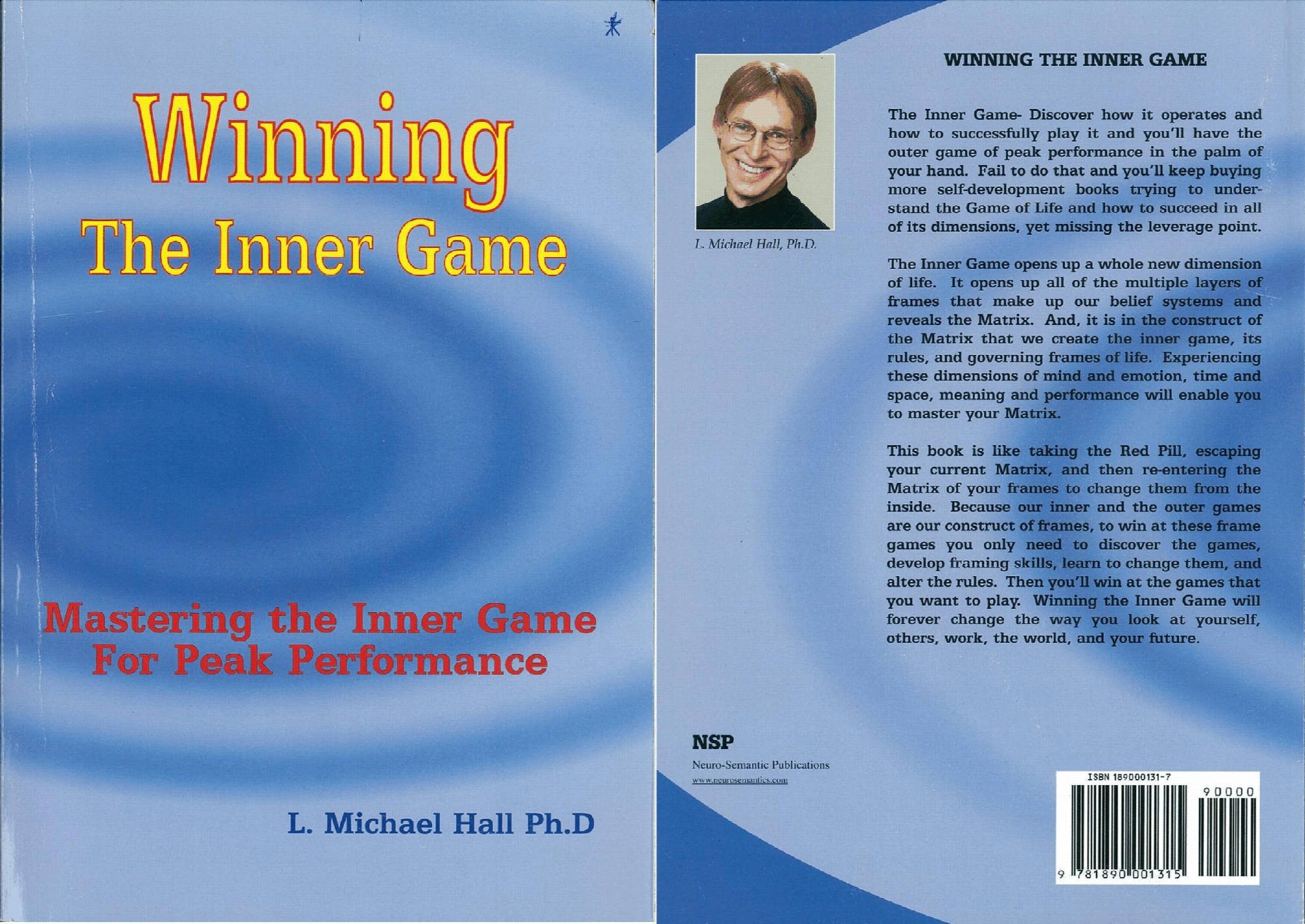 Complete original Winning the Inner Game book artwork by L. Michael Hall, Ph.D., as printed in the original article.
