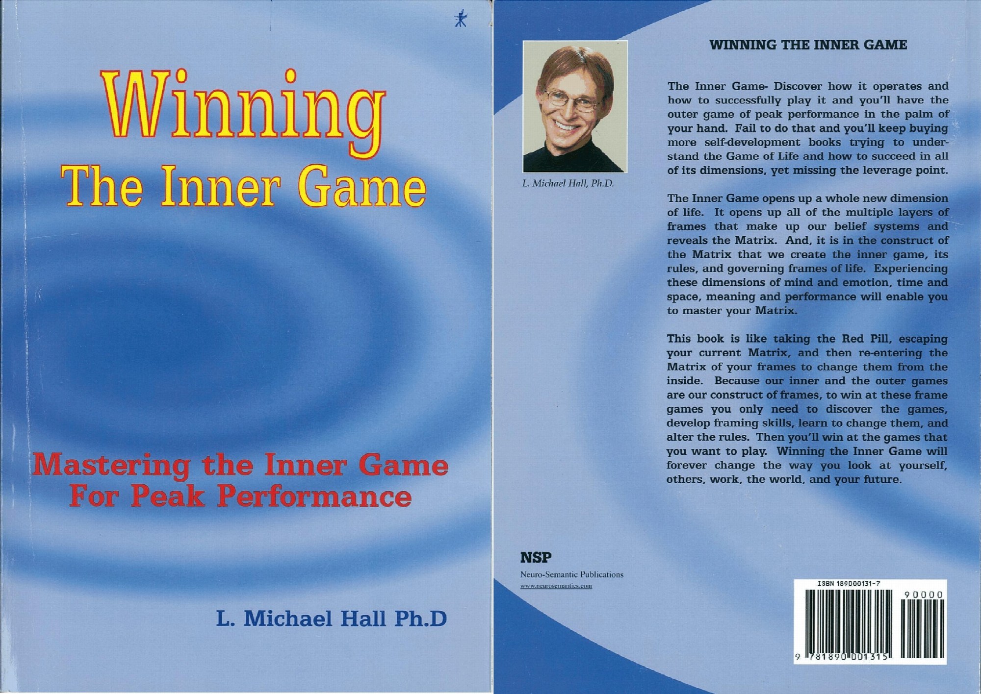 Winning the Inner Game — original complete book jacket