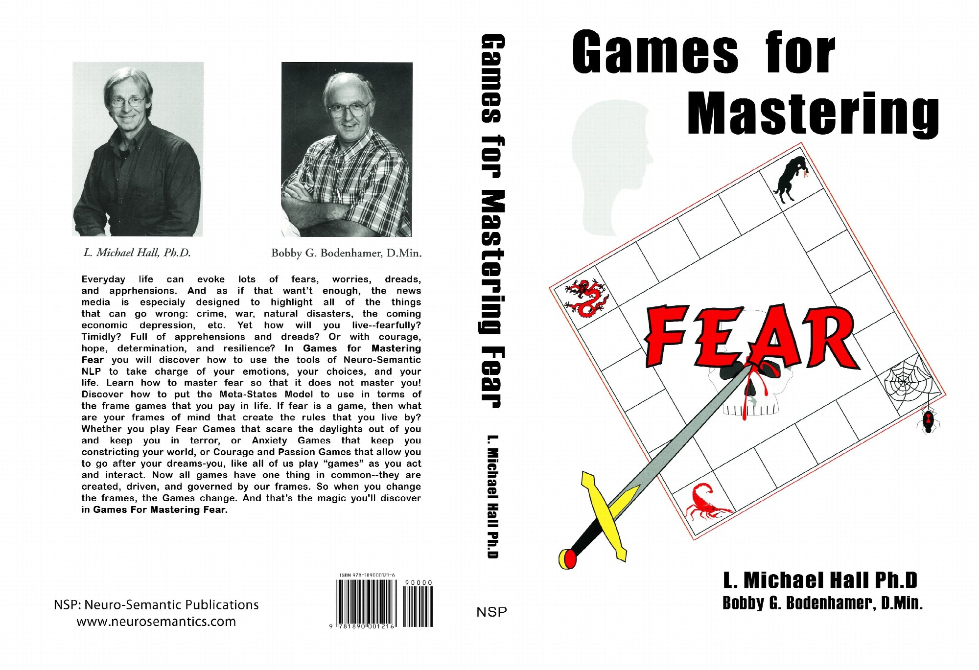 Games for Mastering Fear — original complete book jacket