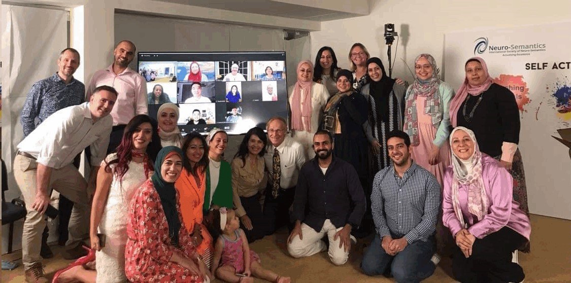 Self-actualization training in Cairo — original group photograph 1 of 2