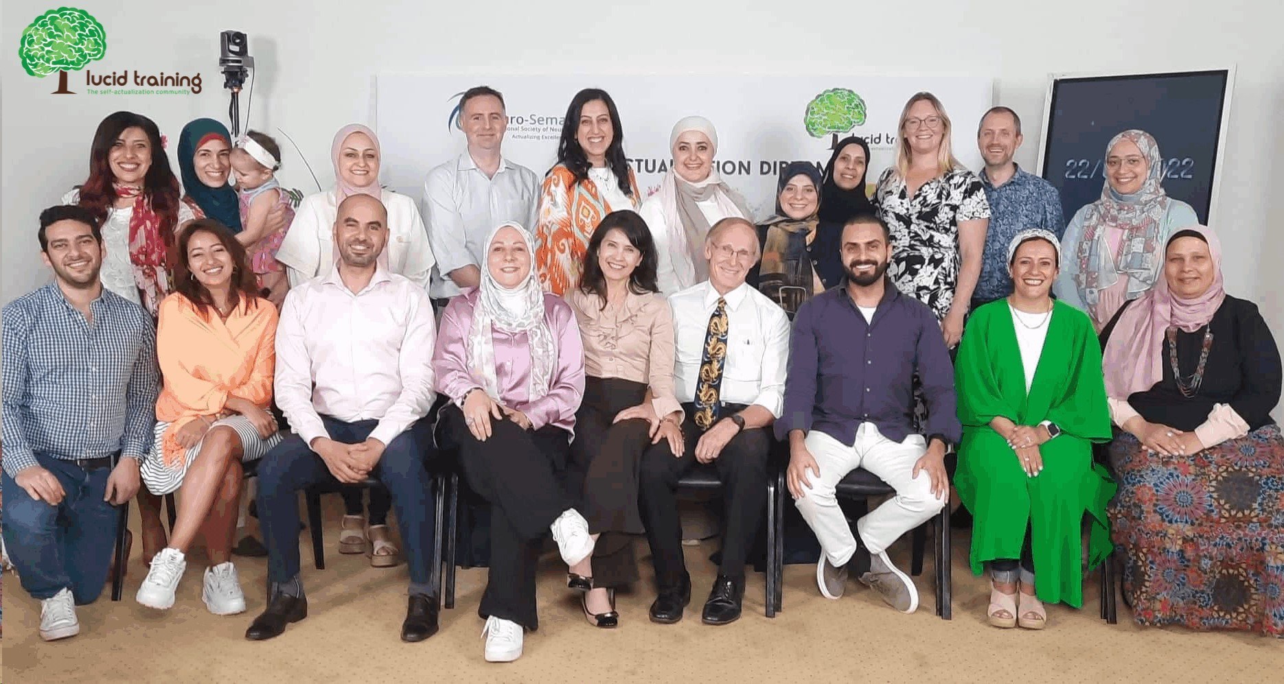 Self-actualization training in Cairo — original group photograph 2 of 2